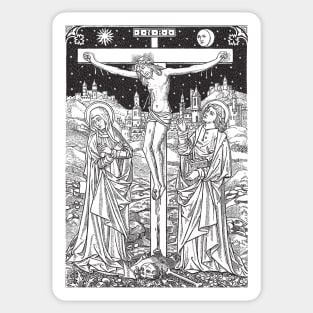 Good Friday 01 (Crucifixion of Our Lord) Sticker